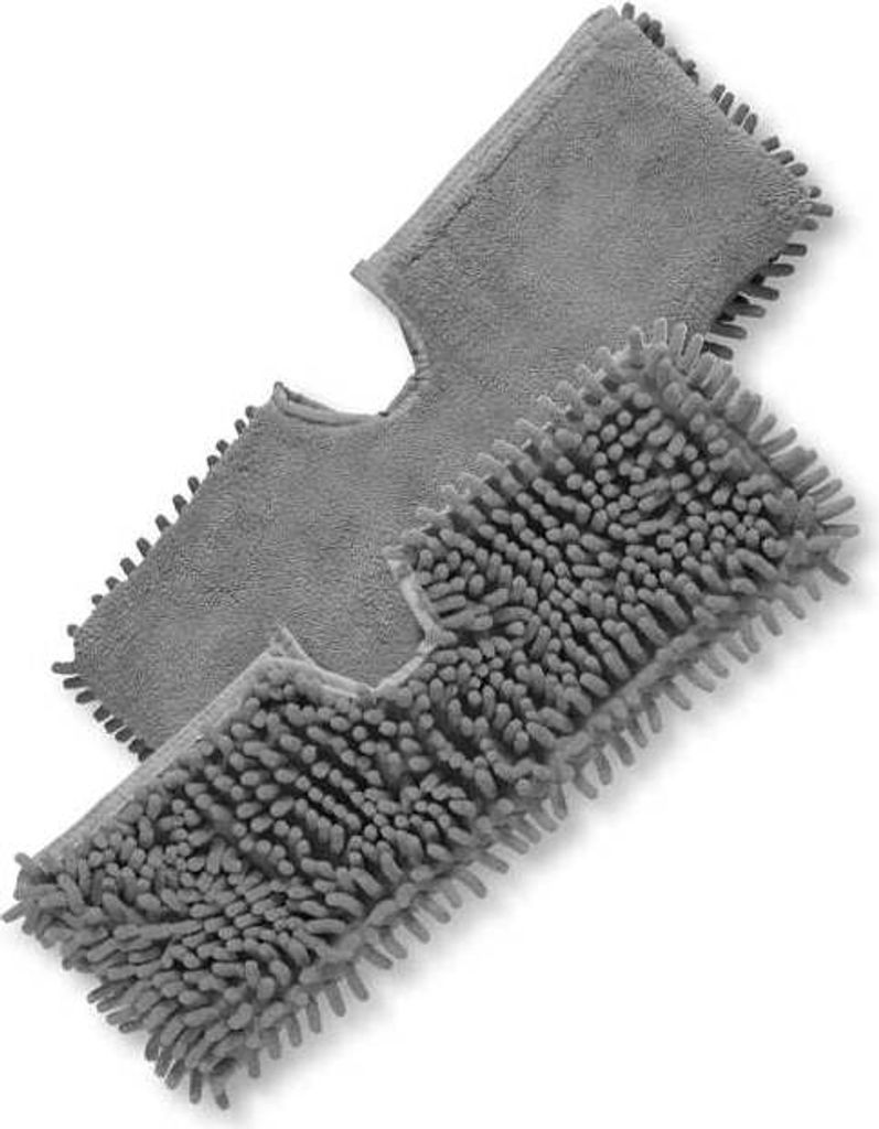 CLEANmaxx Ersatz-Wischtücher Mikrofaser Für Spray-Mopp mit Wendefunktion für Laminat Parkett Fliesen empfindliche Flächen Waschbar 40°C 2er-Se...