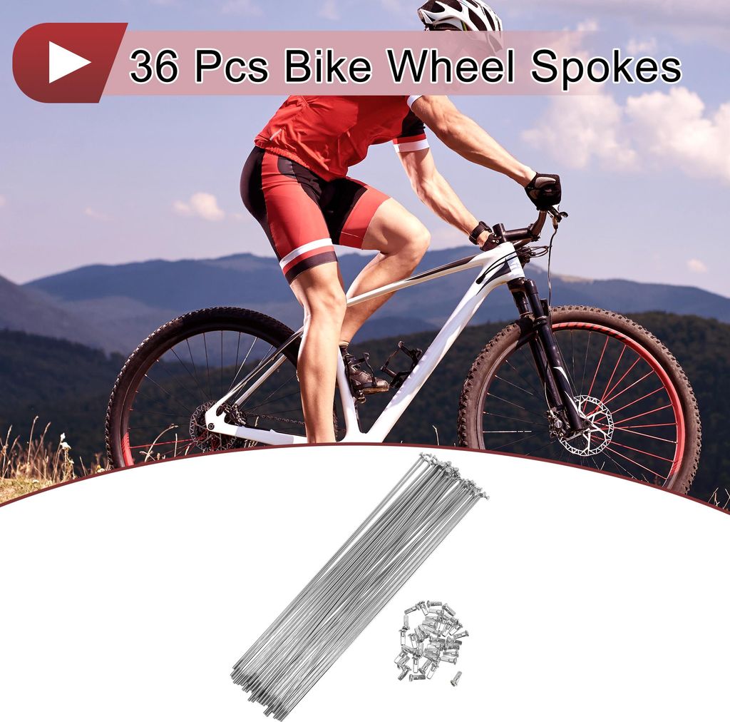 36 Set 12G Fahrradspeichen 271mm Fahrradradspeichen 45 Produktbild 
