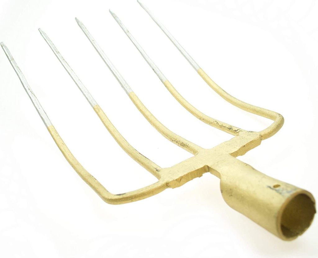 Wielen 5 Zähne Ohne Stiel Mistgabel 5 Zähne Aus Metall. Produktbild 