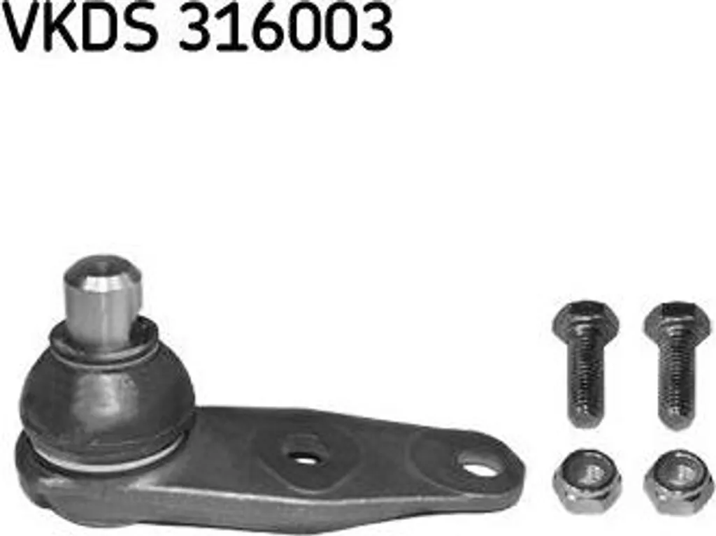 Joint de guidage SKF VKDS 316003 pour train avant Renault Twingo