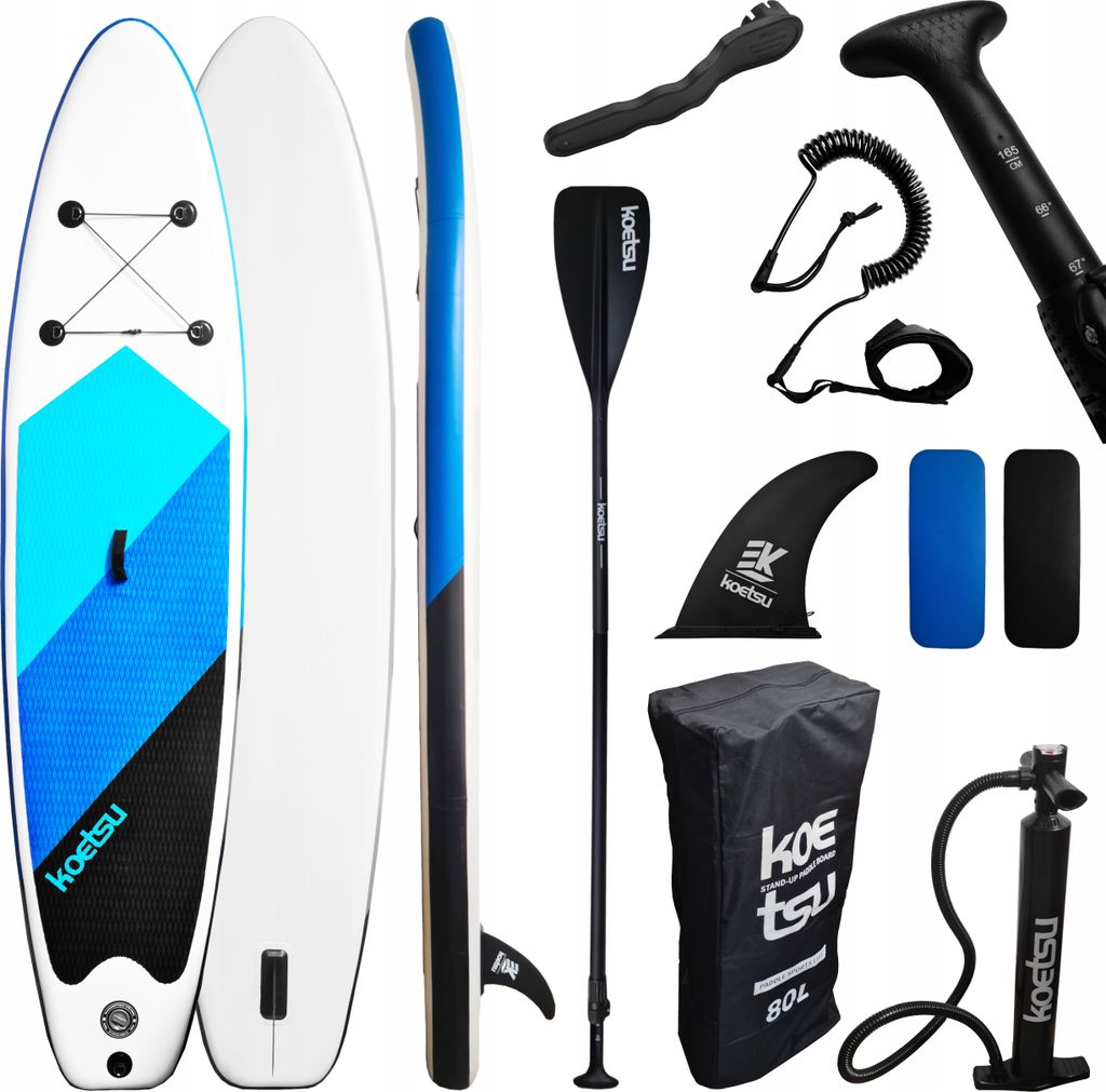Board Sup 320 Cm Kit - Paddel, Pumpe, Rucksack, Flosse, Wasserreparaturset