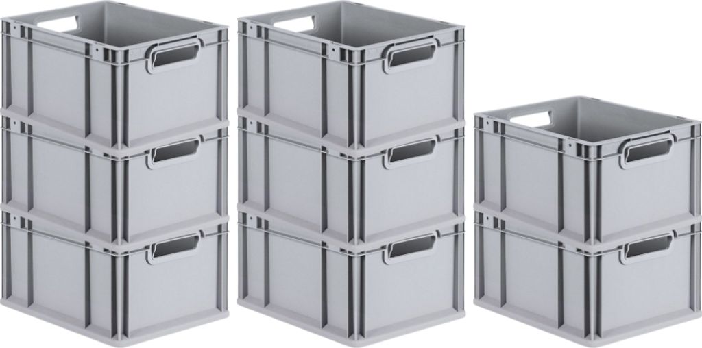 SuperSparSet 8x Eurobox NextGen Economy | Griffe offen Produktbild 