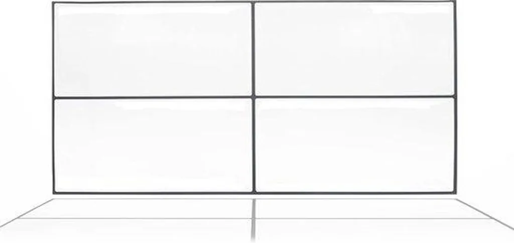 Relooker un carrelage mural sans travaux : 24 stickers vinyle blanc 30x15