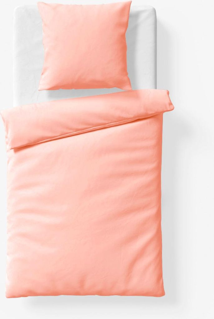 Fleuresse Black Premium Lyocell Uni Bettwäsche, apricot