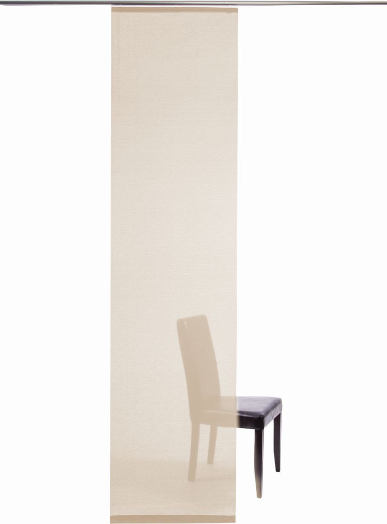 Homing Flächenvorhang Manhattan - 60 x 245 cm, Creme Produktbild 
