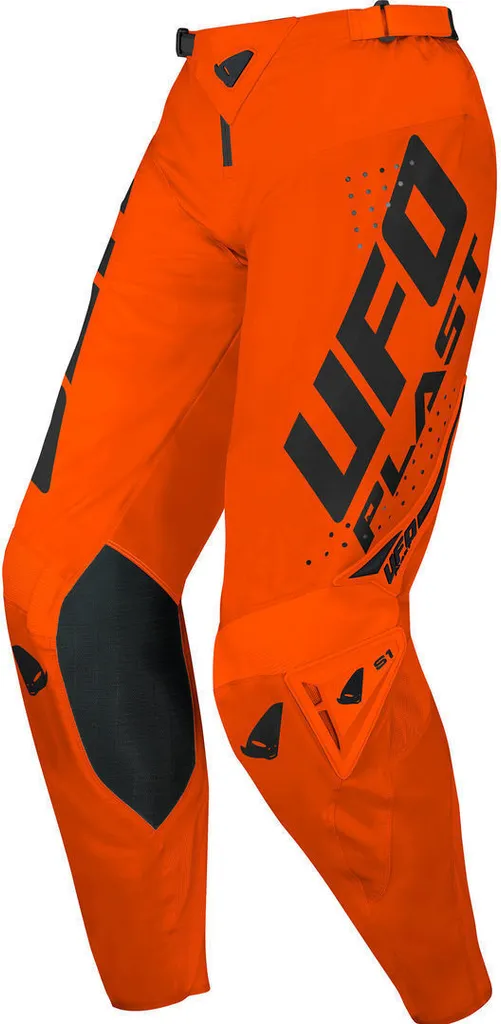 Pantalon de protection Motocross UFO PLAST Radial Orange en Polyester 52