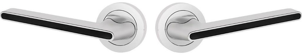 ELIKA Türgriff innen, Chrom, Schwarz