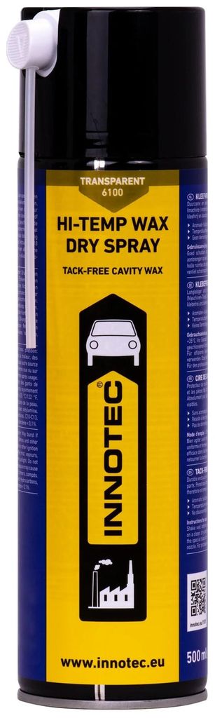 INNOTEC Hi Temp Wax DRY SPRAY Sprühdose 500ml transparent Produktbild 