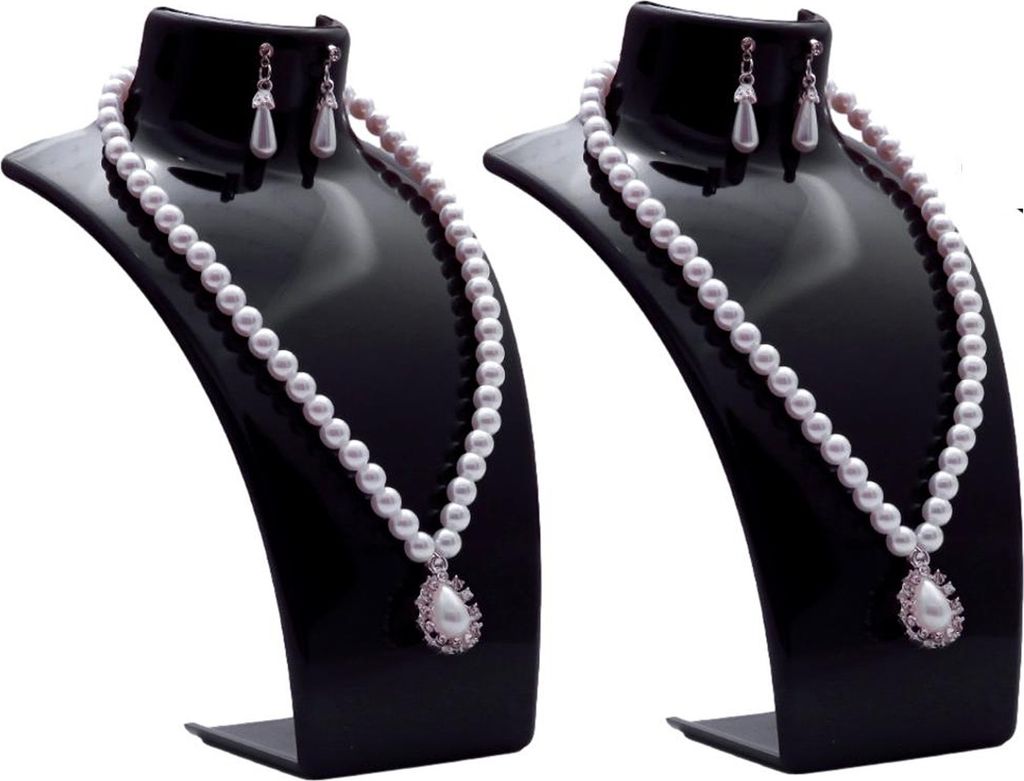 2er Set - Schmuck Display Büste, Halsketten Halter, Produktbild 