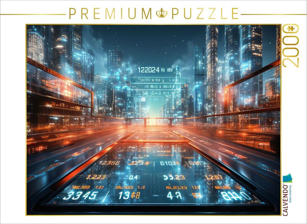 CALVENDO Puzzle METAVERSE KUNST Digitalisierung | 2000 Produktbild 