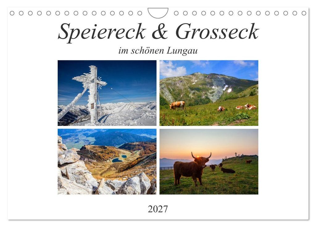 Speiereck & Grosseck (Wandkalender 2027 DIN A4 quer), CALVENDO Monatskalender