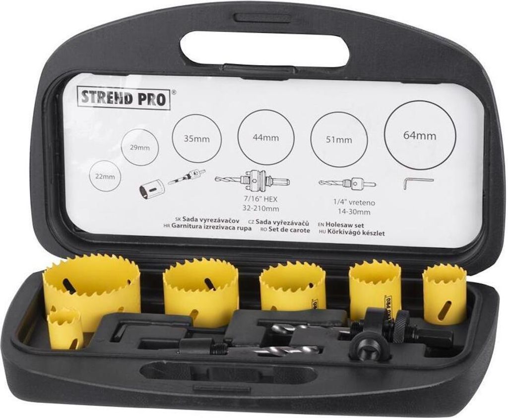 PROREGAL Lochsäge Set BI-Metal 9 PCs