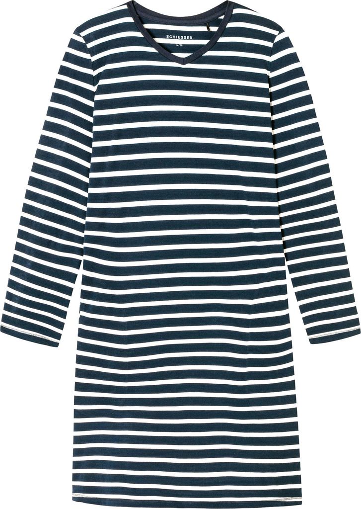 SCHIESSER Damen Nachthemd langarm Casual Essentials