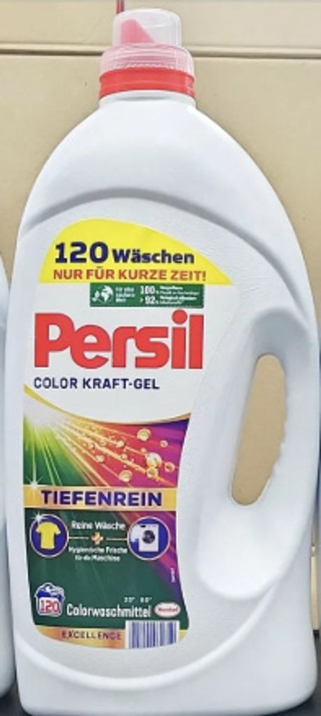 Persil Color Kraft-Gel TIEFENREIN 120 Wäschen-5,85 l Produktbild 1