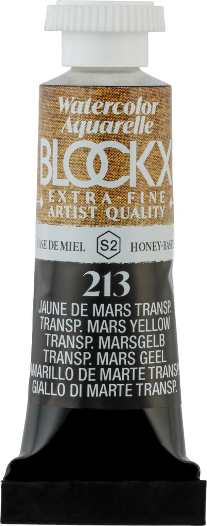 Blockx 3x Aquarellfarbe, Tube 5ml Marsgelb transparent 43213BXC