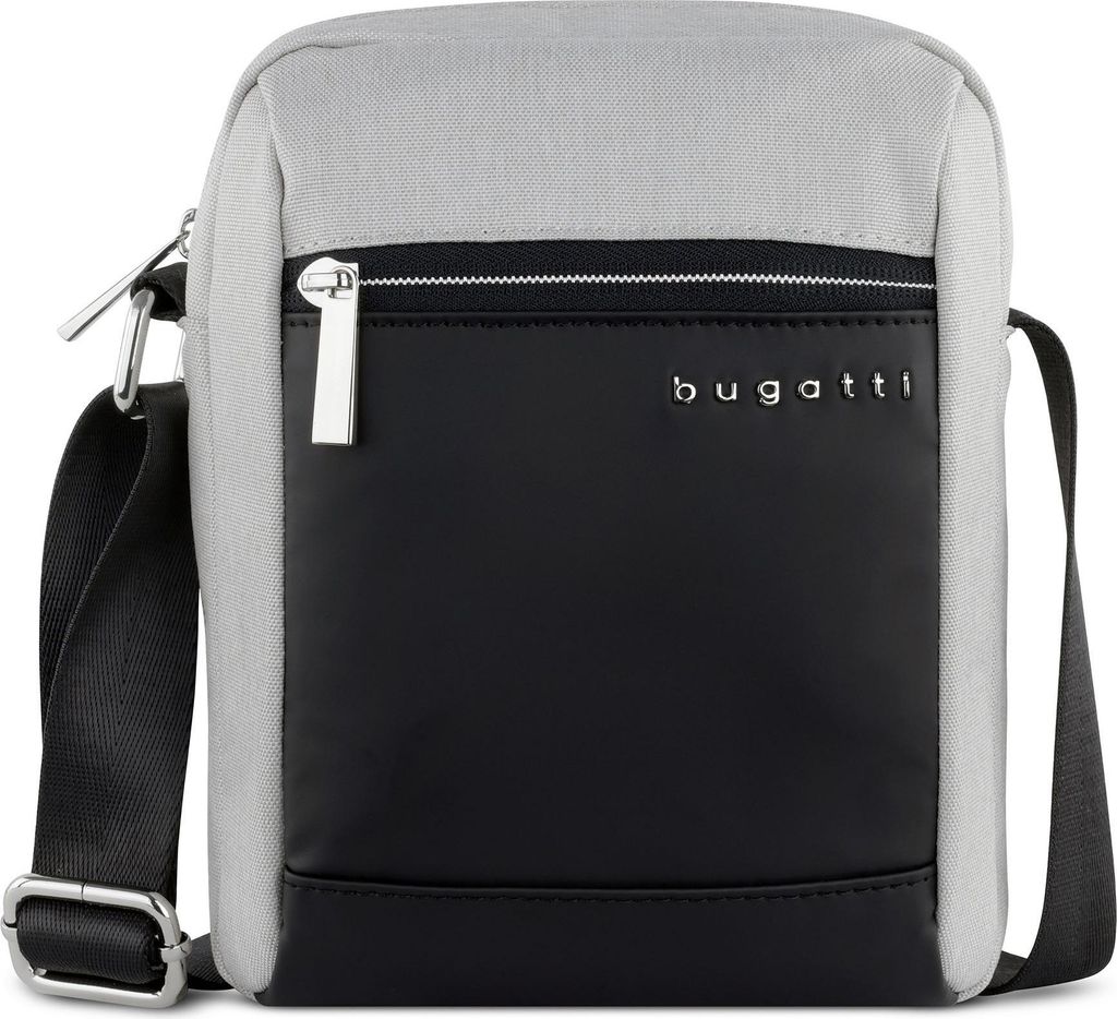 bugatti Schultertasche Umhängetasche Sera Shoulder Bag Mini Light Grey hellgrau