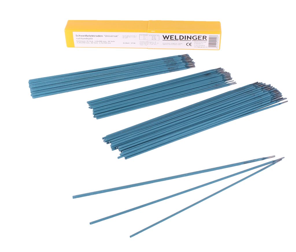 WELDINGER Sortiment 2,0/ 2,5/ 3,25 mm Universal Schweißelektroden in Box
