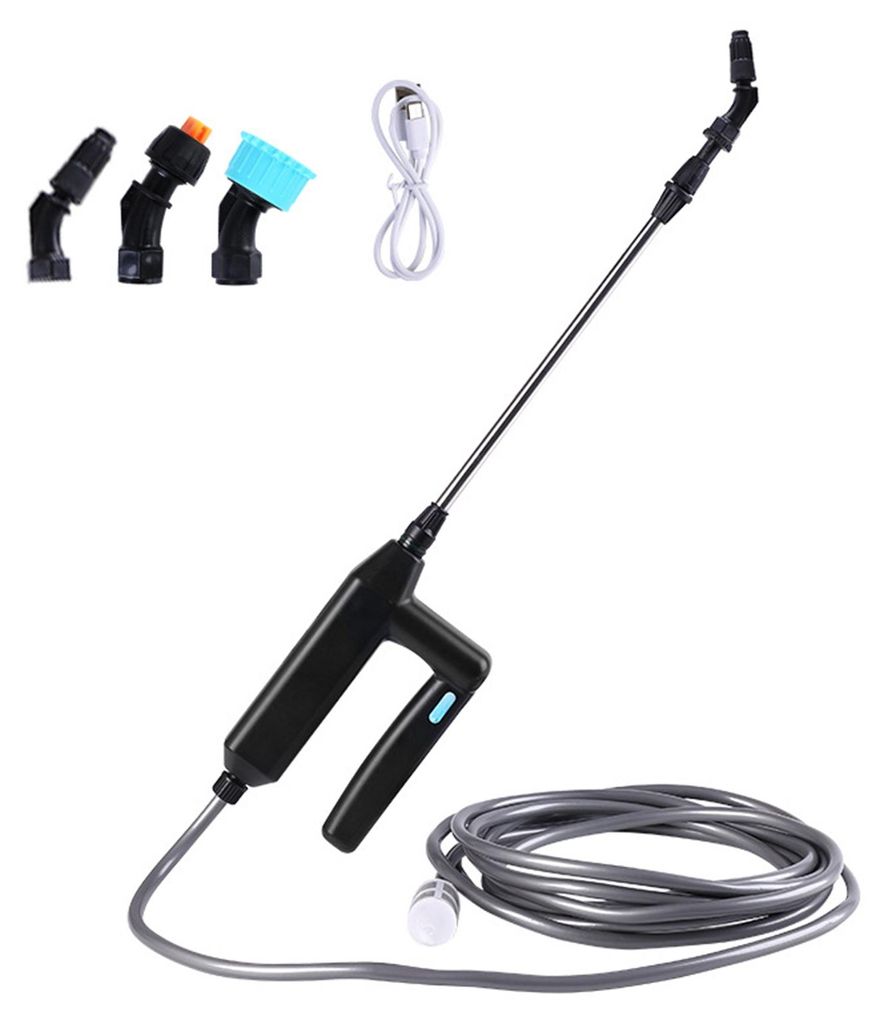Elektrische Pflanzenspritze mit 3 Düsen, ergonomischem Griff, wiederaufladbar, vielseitig einsetzbar, Gartenspritze