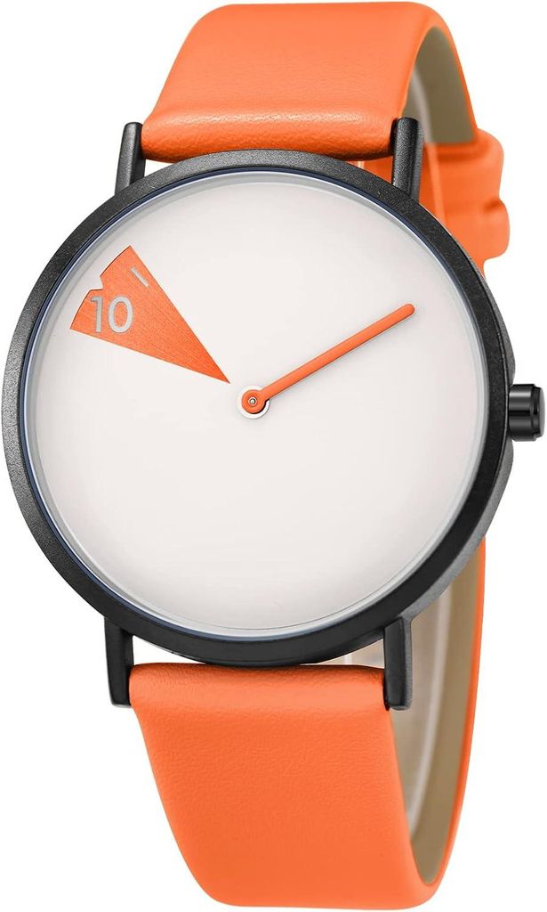 Watch Minimalistische Damenuhr mit Lederband Ultra Dünn Mode Kreative Wasserdicht Minimalistisches und einzigartiges Design Ideales Geschenk