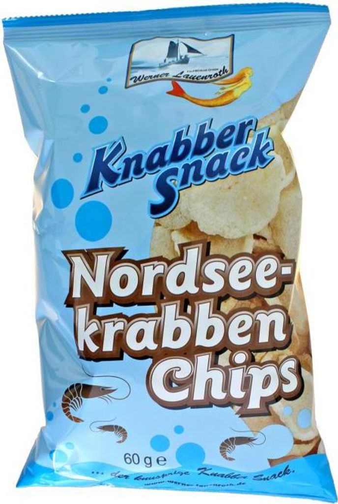Werner Lauenroth Nordseekrabben Chips 60g