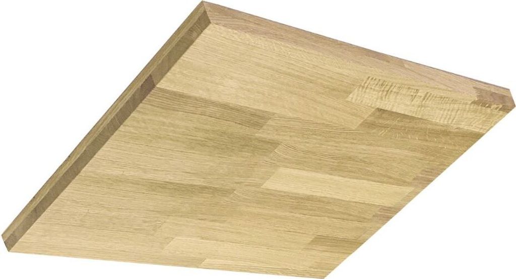 dekoratives Deckensegel Holz Asteiche natur 600 mm x 600 mm