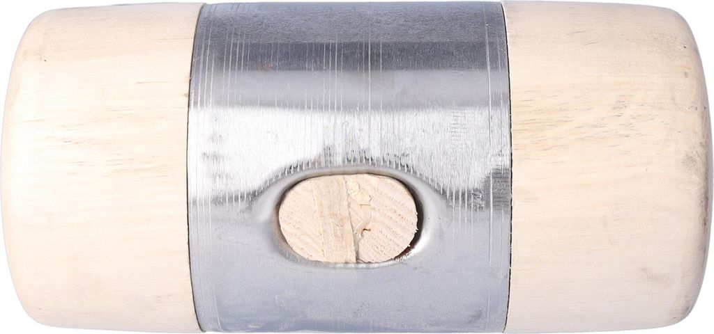 Exzellent gefertigter Holzhammer mit Hammerkopf aus Weißbuche und aufgepresstem Metallmantel 60x160mm/für Spengler, Schlosser-Klempner Dachdecker