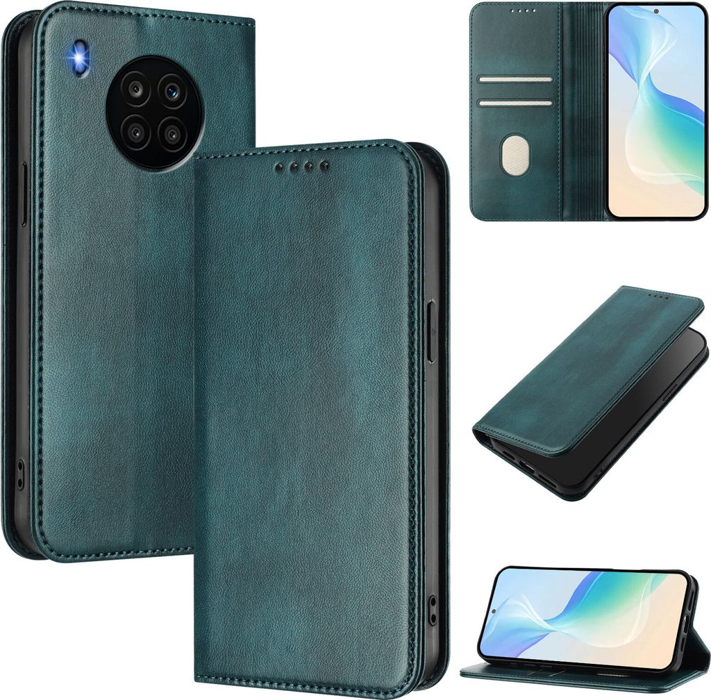 Handyhülle für Huawei Nova 8i/Honor 50 Lite, Vintage Leder Produktbild 