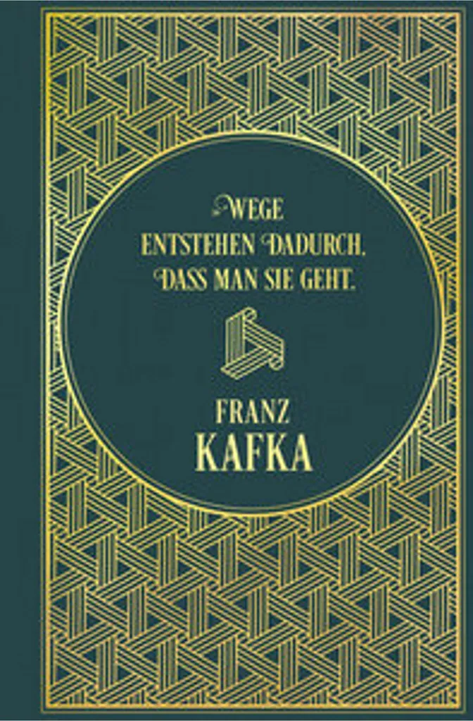 Carnet Franz Kafka relié en cuir synthétique avec papier premium 120g