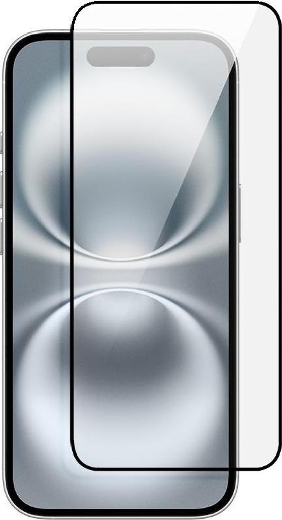 Das langlebigste Verbundglas mit Keramikbeschichtung für den gesamten 5D-Bildschirm mit schwarzem Rahmen für das iPhone 16