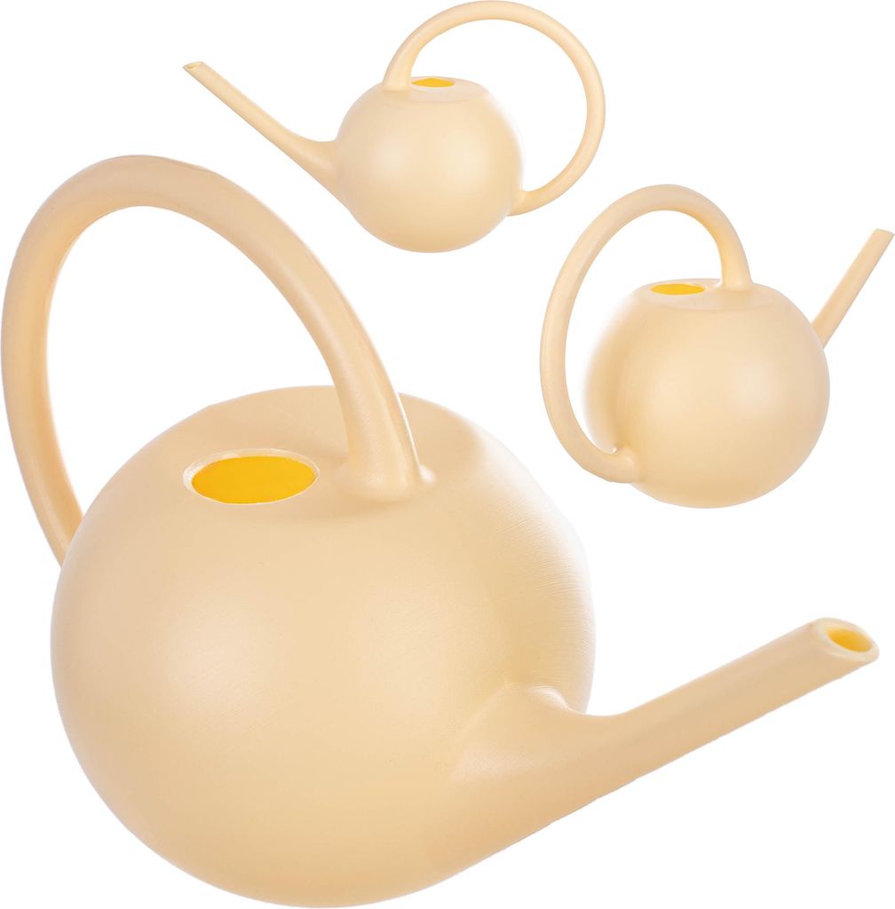 KADAX Gießkanne 1,2L, kleine Blumengießkanne aus Kunststoff für Zimmerpflanzen, Giesskanne mit langem Ausgießer für einfache Bewässerung, Gar...