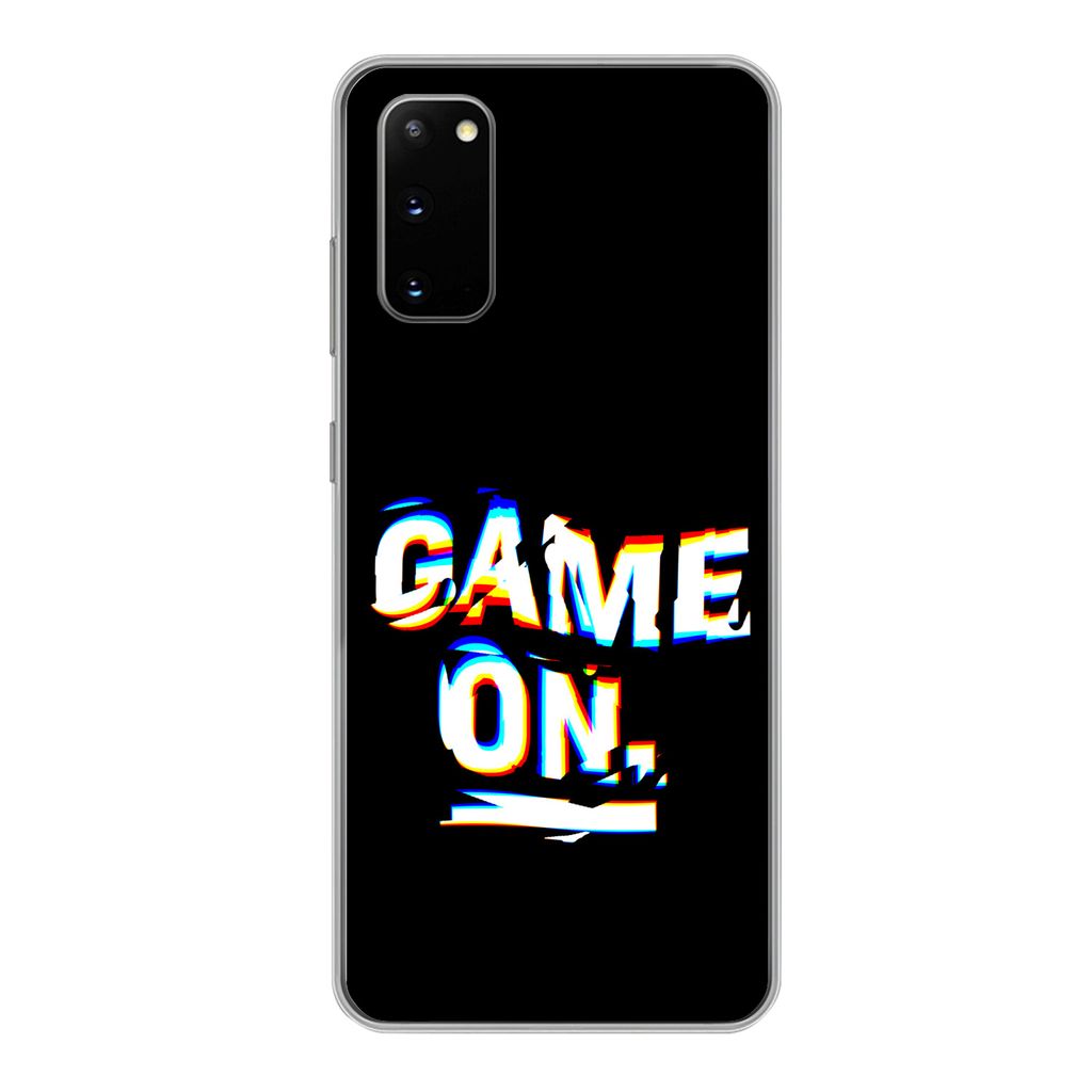 MuchoWow Handyhülle Schutzhülle Hülle für Samsung Galaxy S20 Spiele - Spiel - Zitat Silikon Softcase Handy Hülle - Bild
