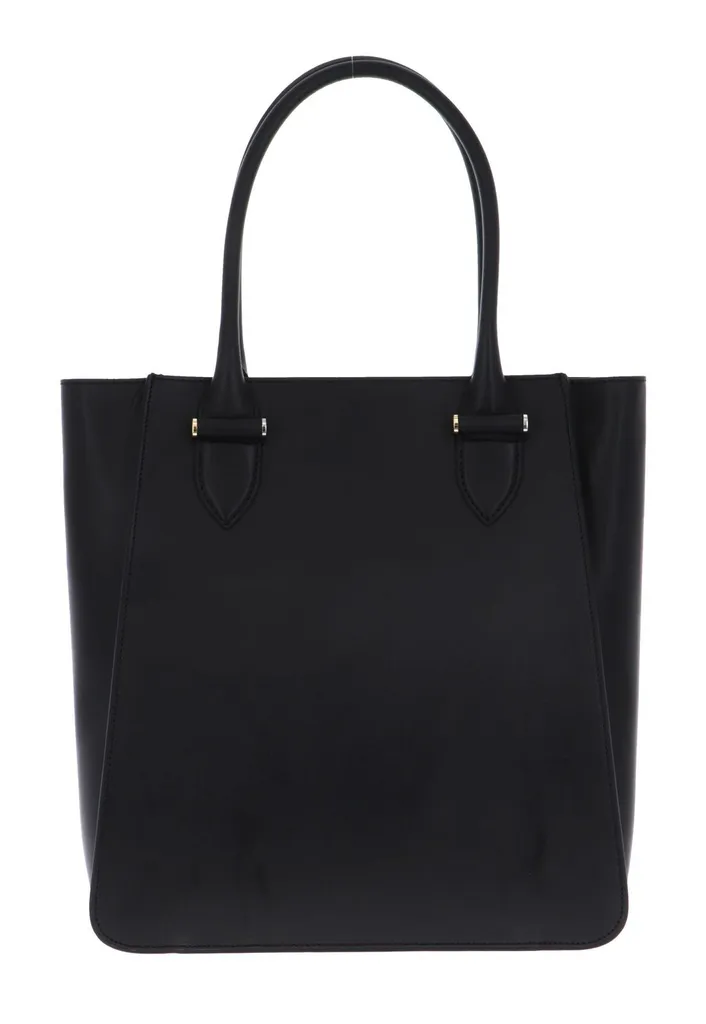 Sac de Cours et Bureau Phoebe DECADENT en Cuir Noir Format Large