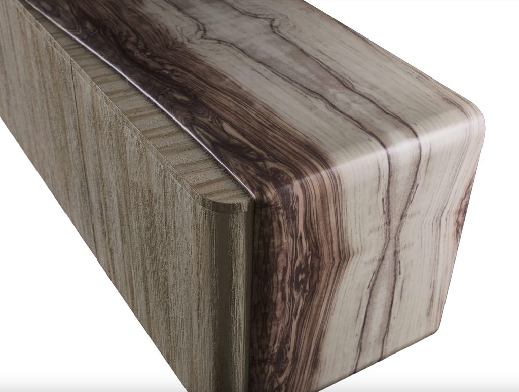 Konsole Dekorative Konsole Modern Holz Marmorimitation Flur Wohnzimmer