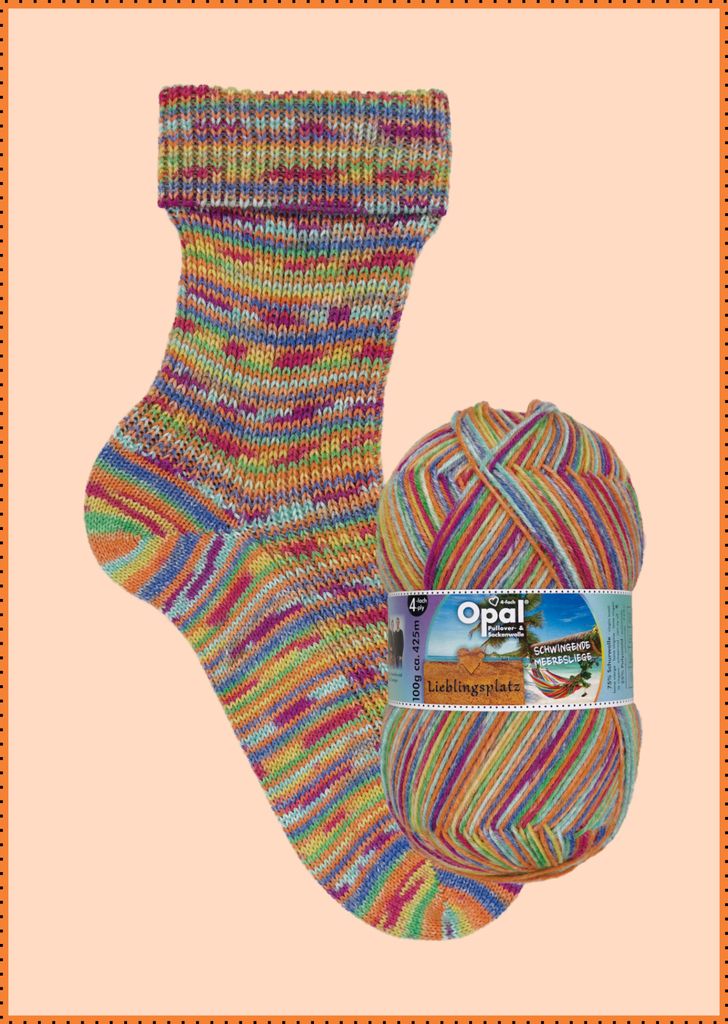 Opal LIEBLINGSPLATZ 4-fach Pullover- und Sockenwolle, Produktbild 