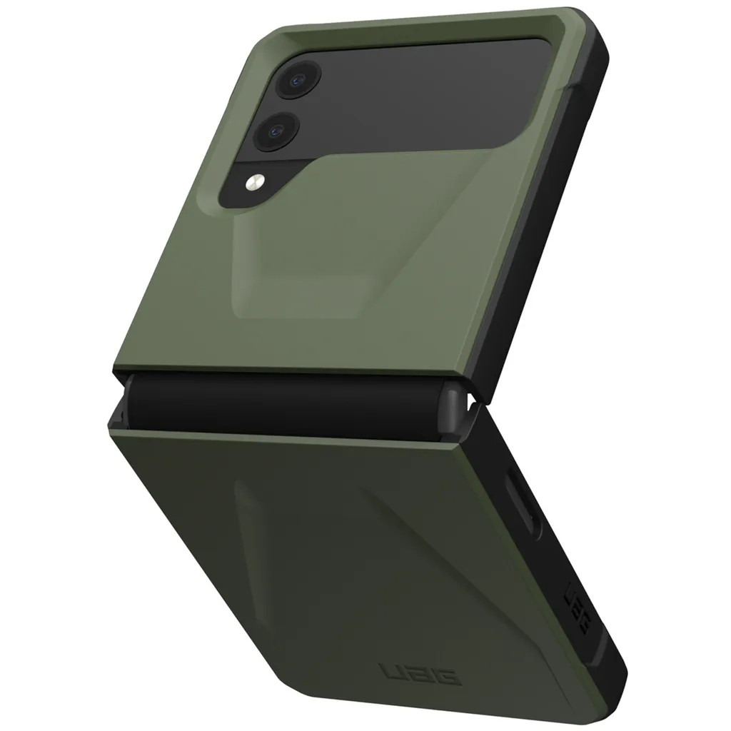 Coque Samsung Galaxy Z Flip 4 - UAG Hard Case en Plastique Vert Forêt