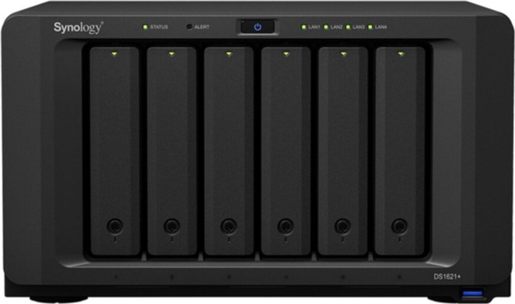 Synology Disk Station DS1621+ - NAS-Server - 6 Schächte - Produktbild 