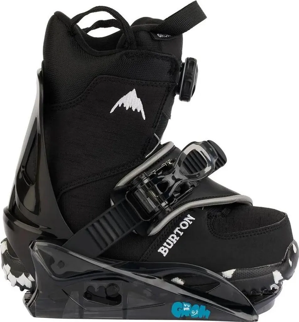 Fixations de snowboard Burton Grom Black M taille 31.5-34