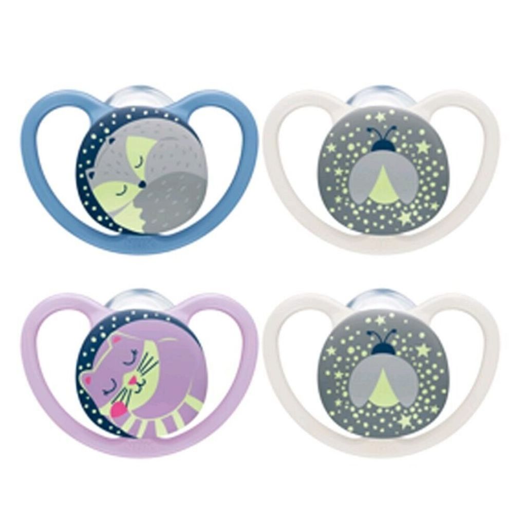 Siditko NUK Happy Nights 6-18m 2 Stück/BOX Junge