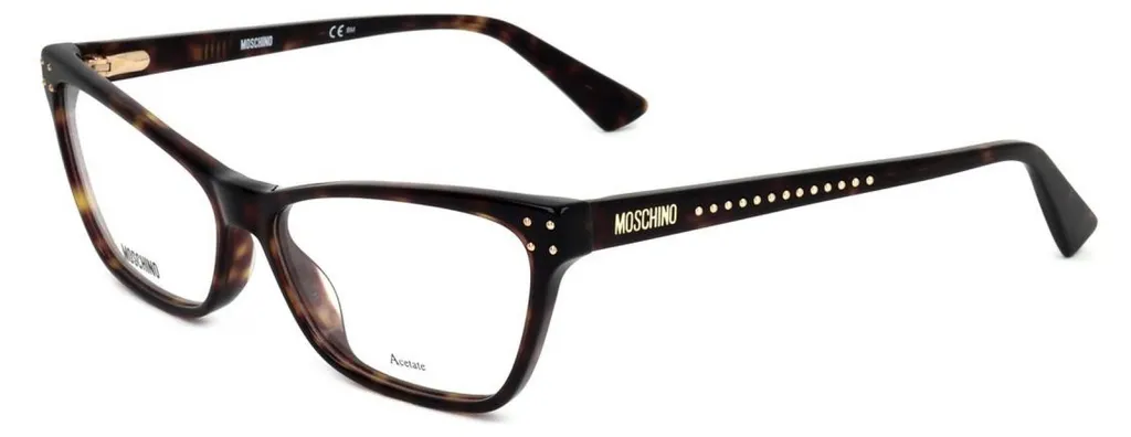 Lunettes de vue Moschino MOS581 086 Taille 55 - Monture Écaille Chic