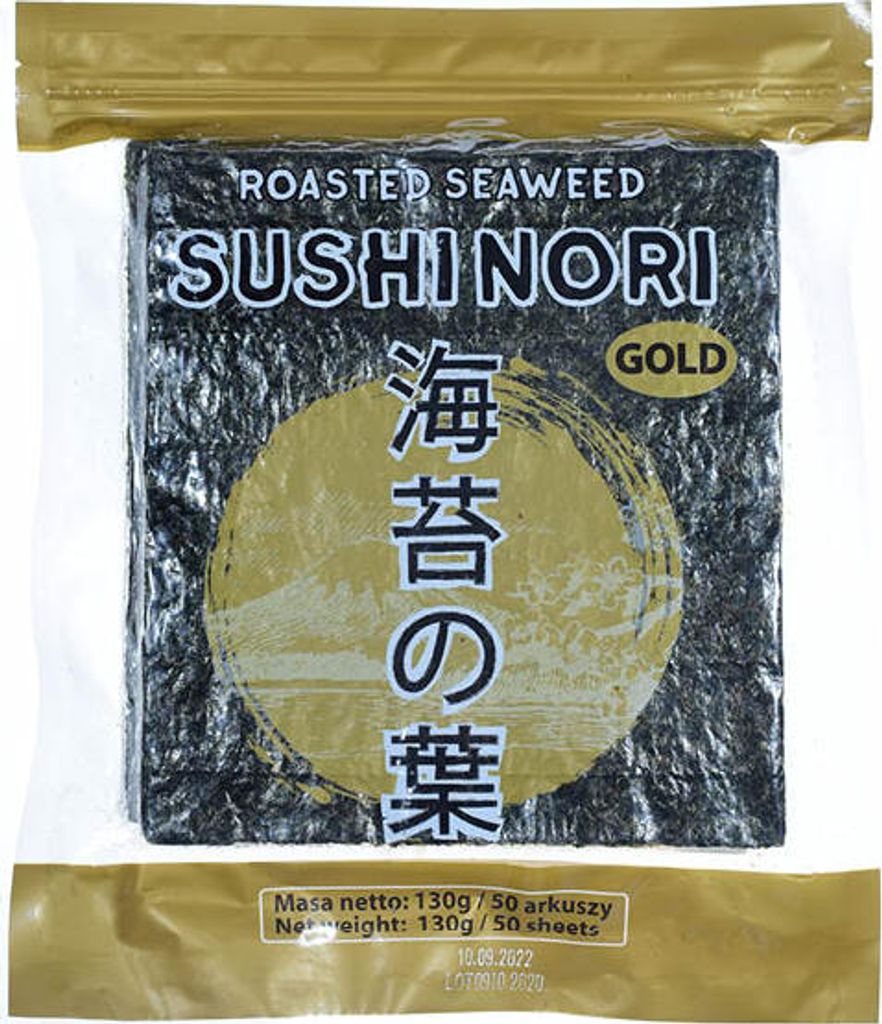 Nori Gold Seetang für Sushi 50 Blätter/130g - Asia Kitchen Produktbild 