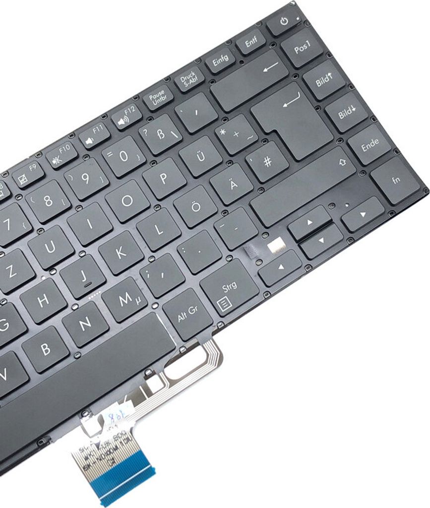 DEUTSCHE - Schwarz Tastatur Keyboard mit Beleuchtung kompatibel für Asus ZenBook Pro 15 UX550GDX