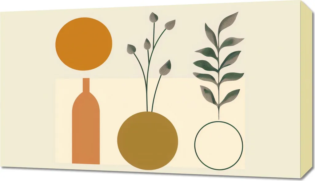 Tableau Mural Décoratif Symphonie de l'équilibre - Déco Design 70x40