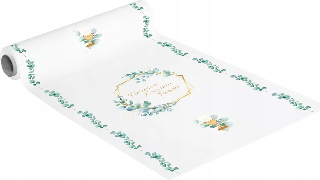 Chemin de table communion pour décoration de repas de fête 5m