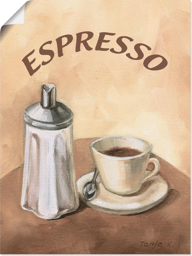 ARTland Poster Espresso II Größe: 30x40 cm