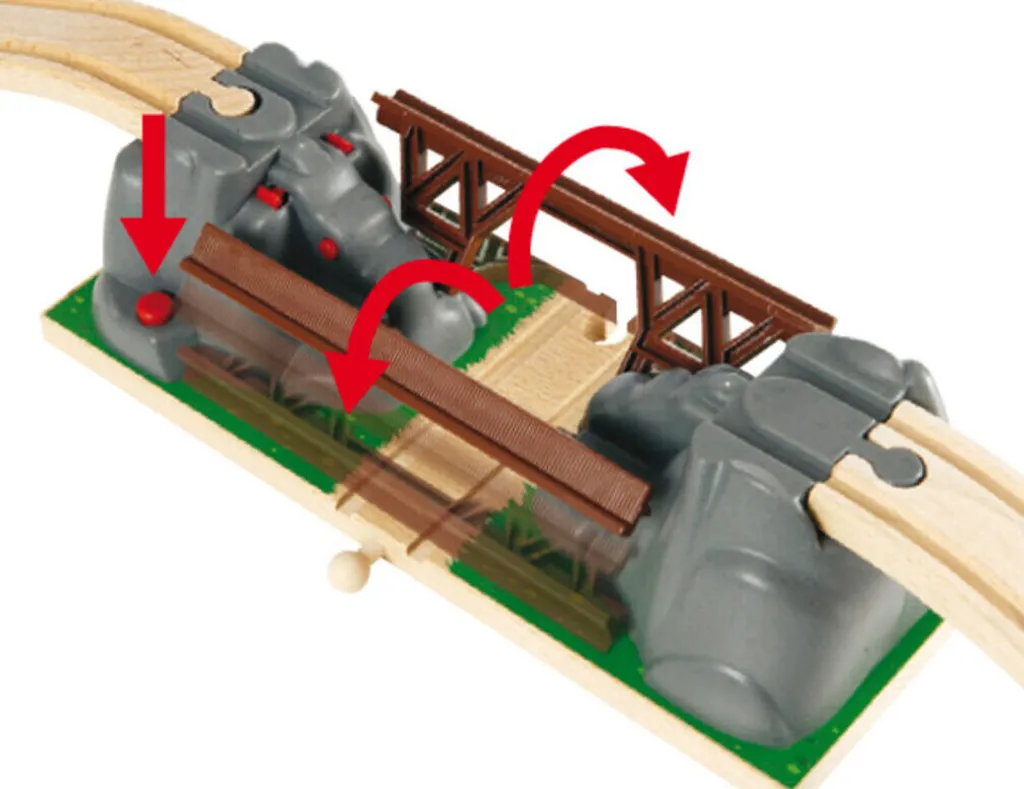 Accessoire de Circuit BRIO Pont Mobile pour Aventures Ferroviaires - 4
