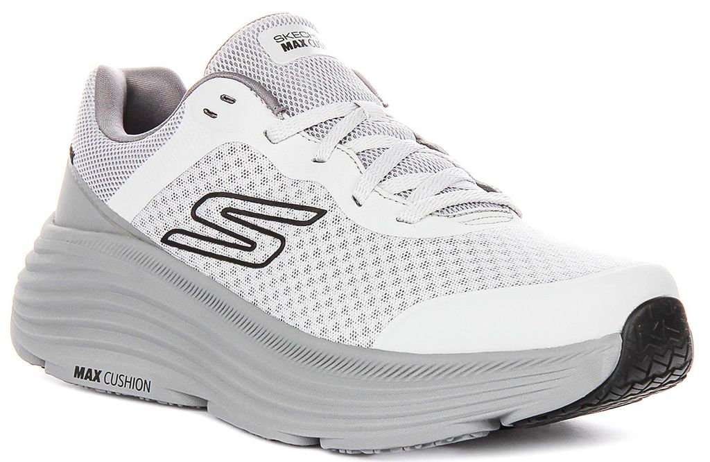 Skechers Max Cushioning In Grey For Men – 9.5 UK - 44 EU - Produktbild 