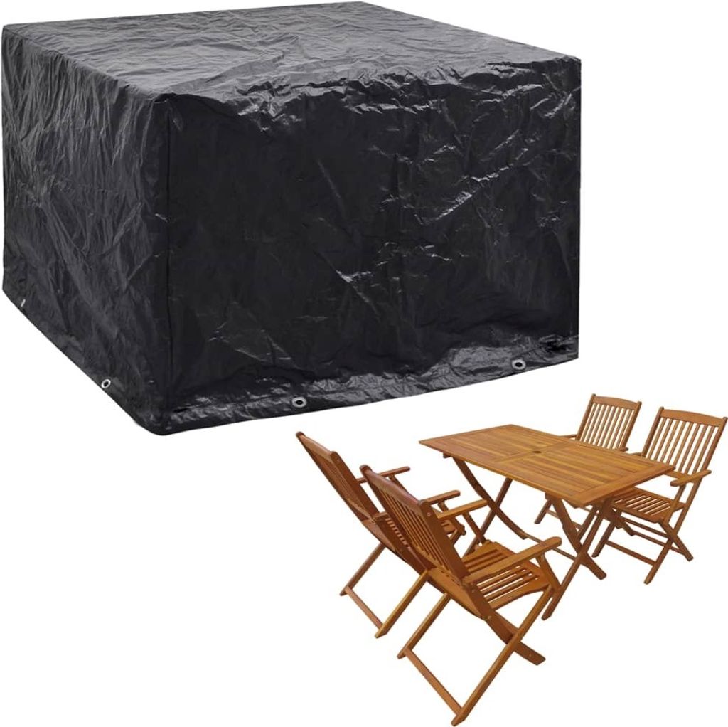 Copertura per mobili da giardino 8 occhielli 122x112x98 cm Immagine del prodotto 