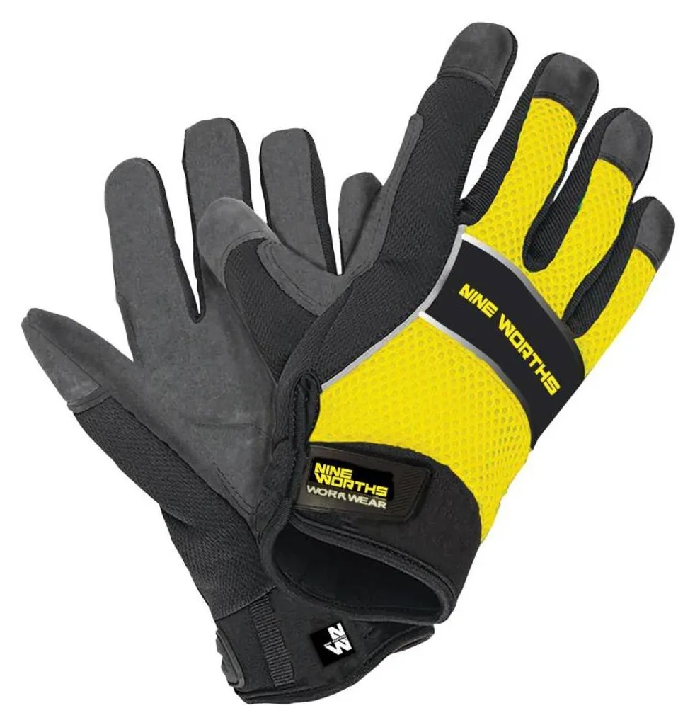 Gants de Protection Haute Visibilité D-Work David Taille 8 Confort