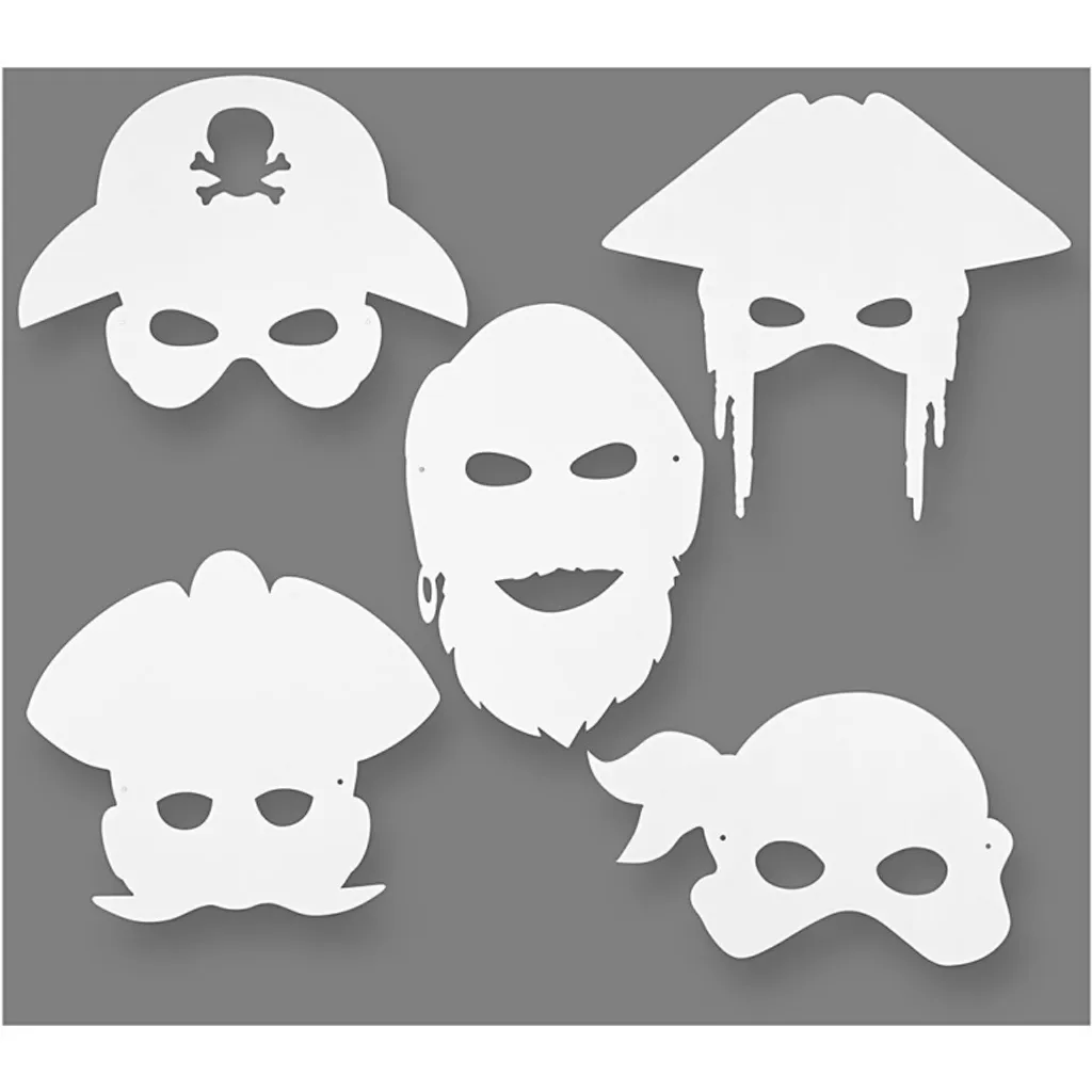 Maschere Pirata Leggendarie per Piccoli Eroi | Set Festa 16 Pezzi