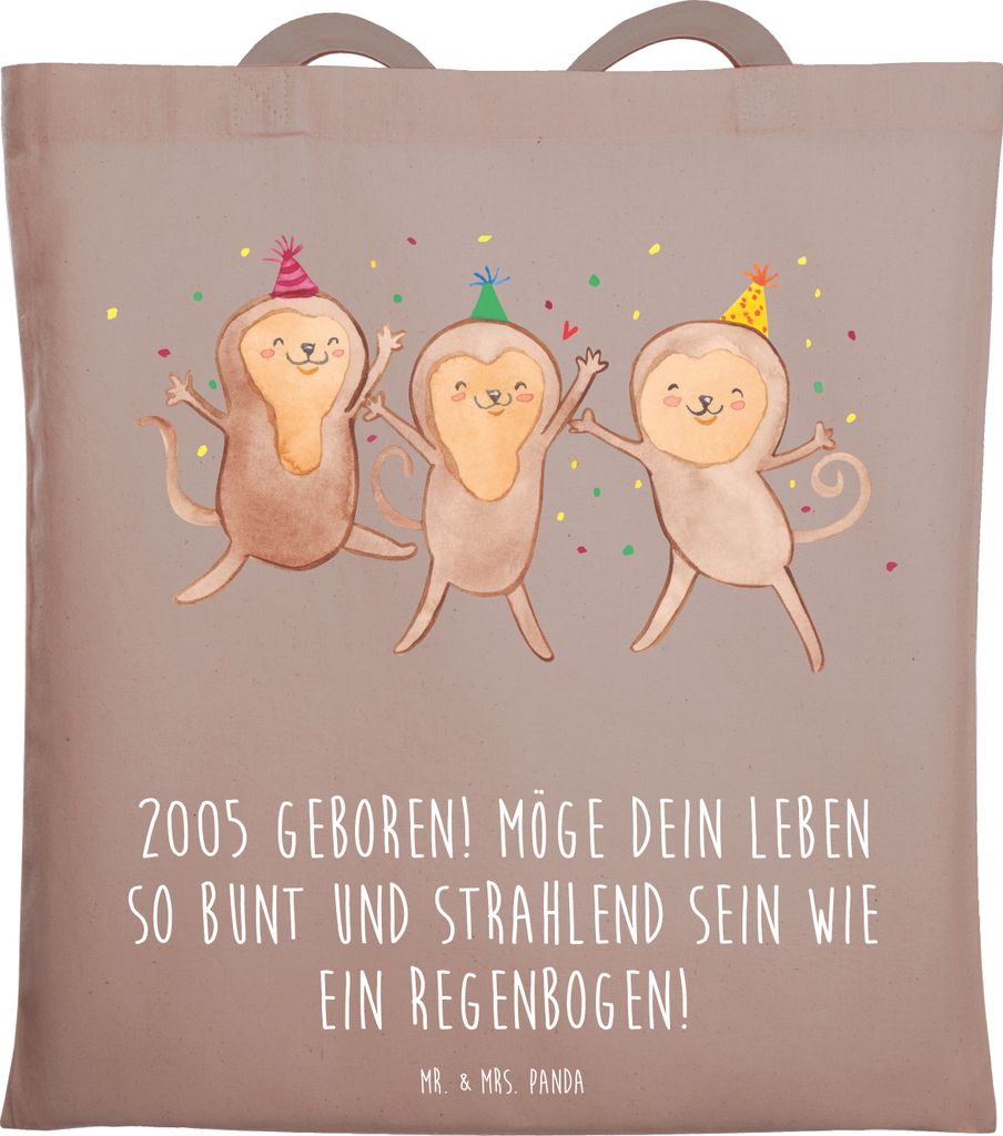 Mr. & Mrs. Panda Shopping Tasche 2005 Geburtstag Regenbogen Produktbild 